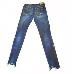 American Eagle Jeggings size 4 blue Super Stretch